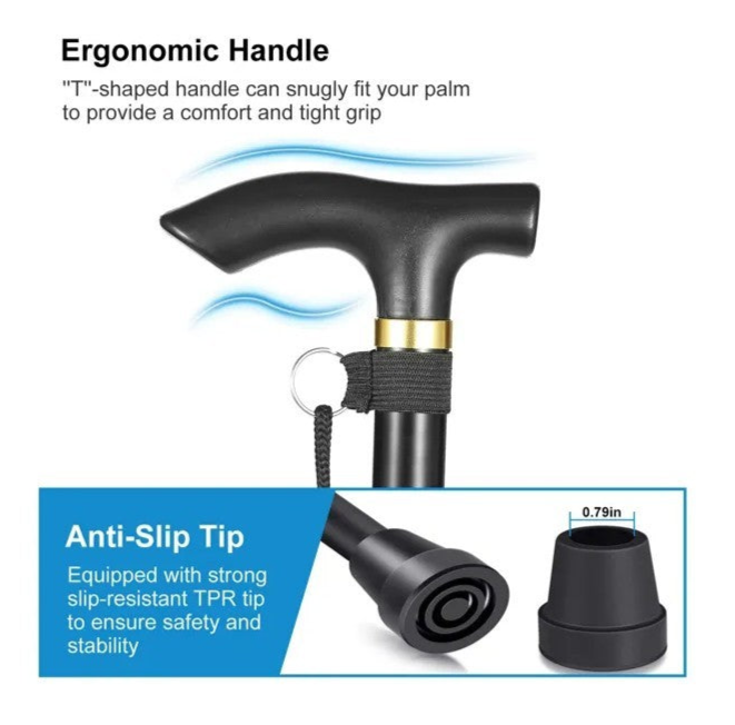Folding Hiking Cane Ultra Light