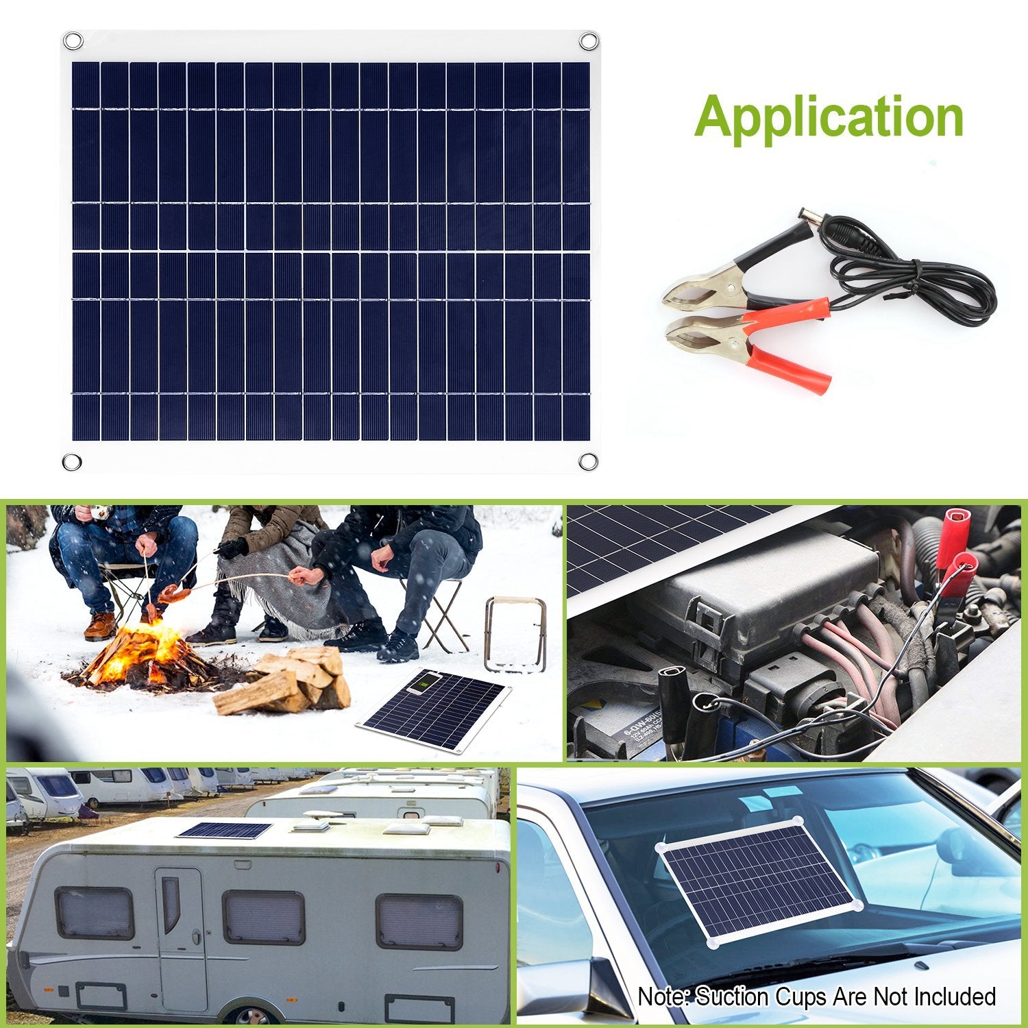 Solar Panel 12V IP68 USB