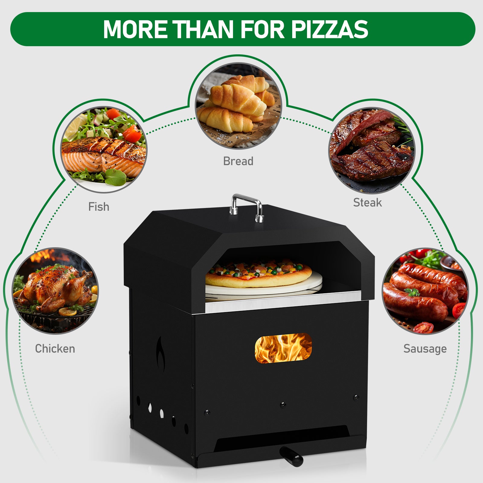 4-In-1 Outdoor Pizza Oven