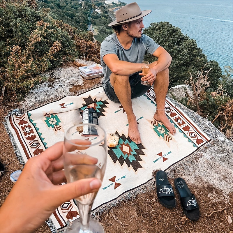 Stylish Boho Picnic Mat 90x180cm