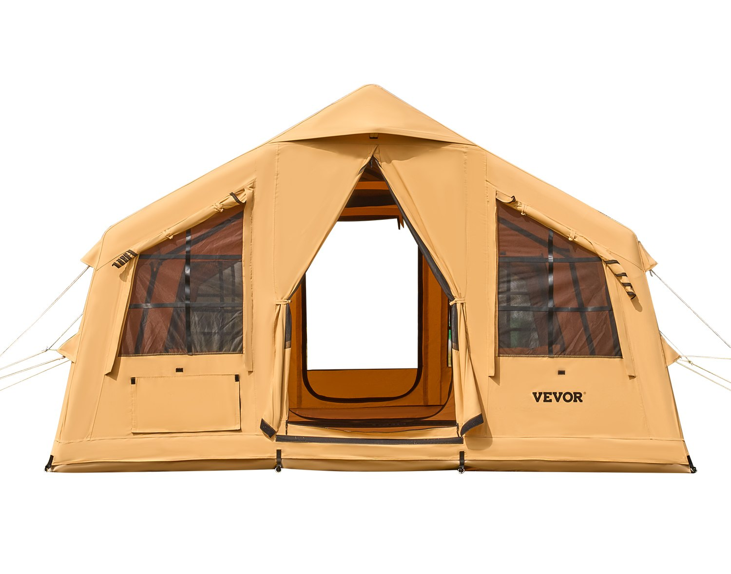 12-16 Person Inflatable Camping/ Glamping Tent – Easy Setup, Comes with Pump