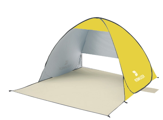 Beach Tent With Silver UV Shield
