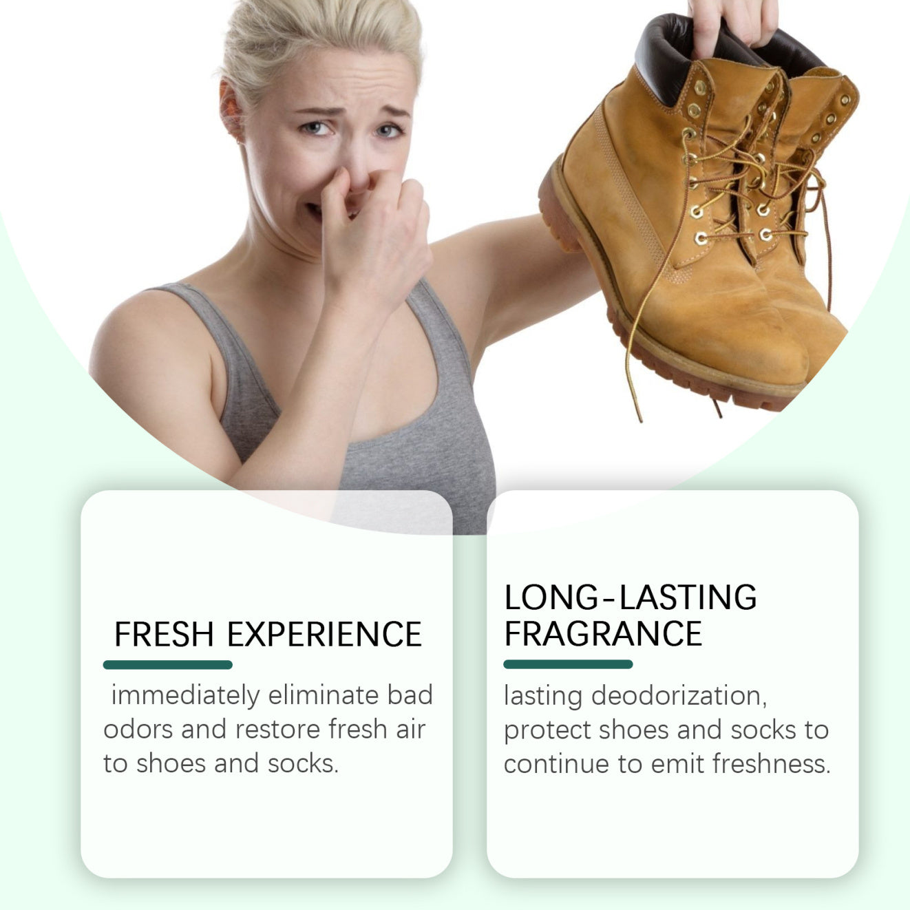 Shoe Deodorant Silver Chloride Freshens Shoes