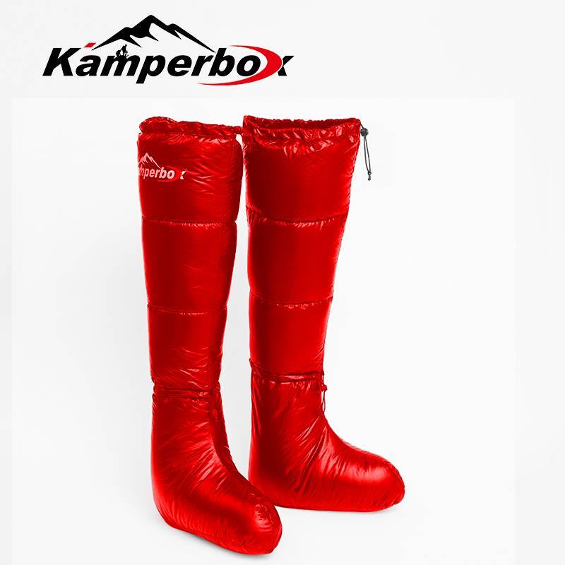 Premium Down Insulated Sleeping Bag Boots