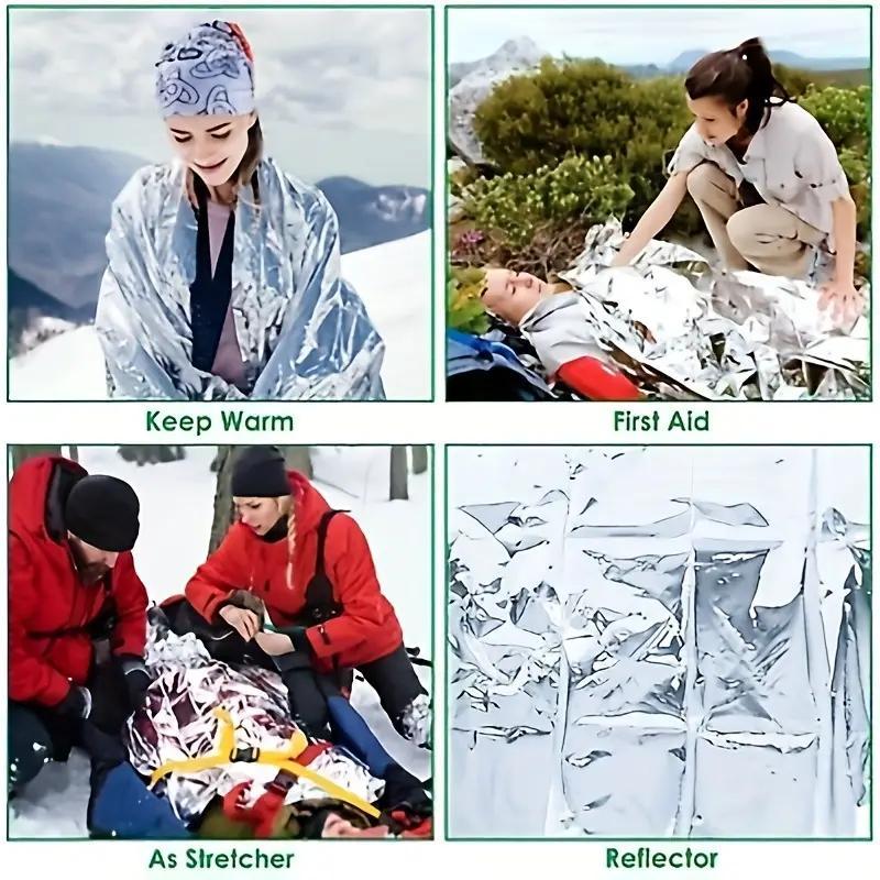 Camping Emergency Blanket 8 Pack