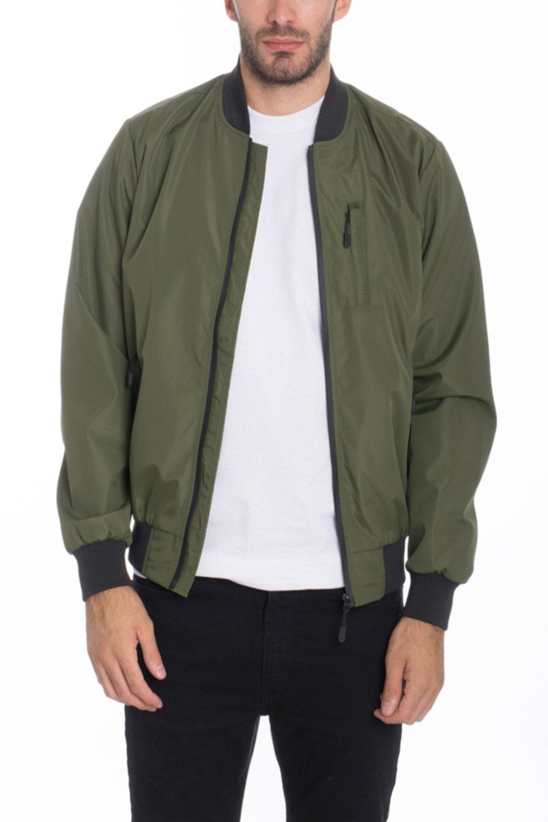 Waterproof Vinyl Mens Windbreaker