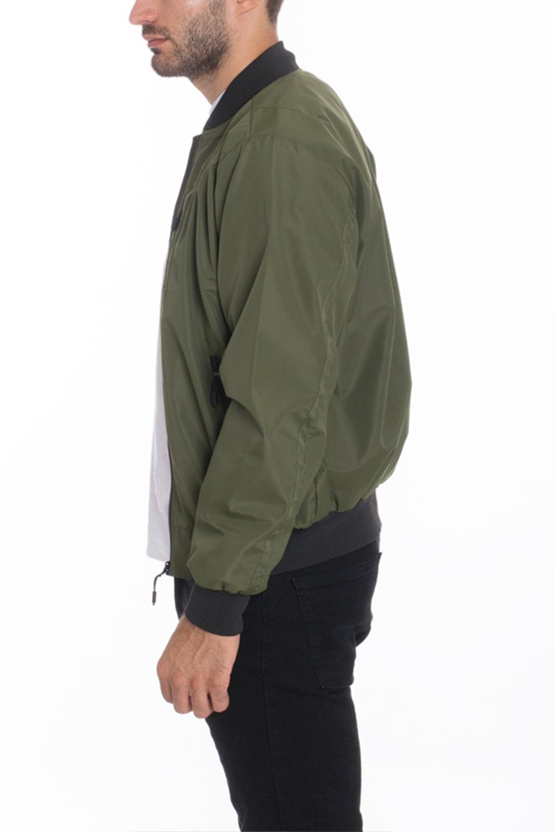 Waterproof Vinyl Mens Windbreaker