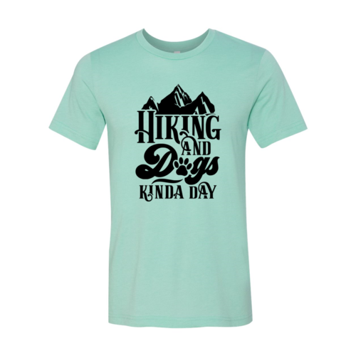 Shirt Ring Spun Cotton Hiking Dogs Day