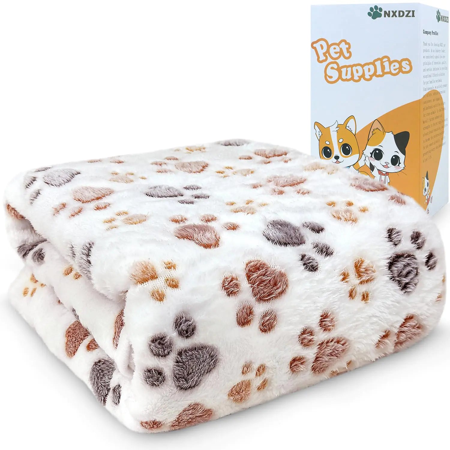 Large Dog Blanket Washable Coral Velvet 60x50