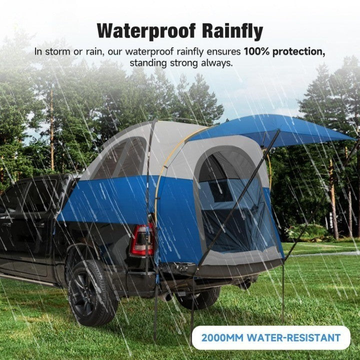 Truck Bed Tent with Awning – Fits 5.5-5.8 ft Beds, Sleeps 2, Waterproof