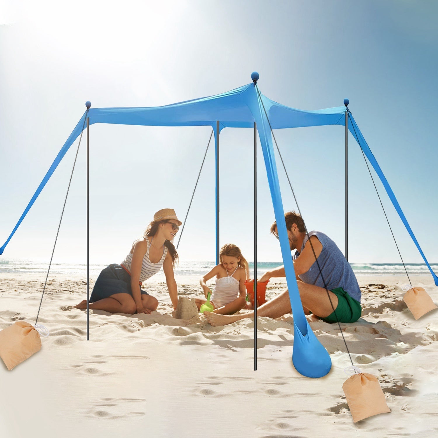Beach Tent Sun Shelter UPF50