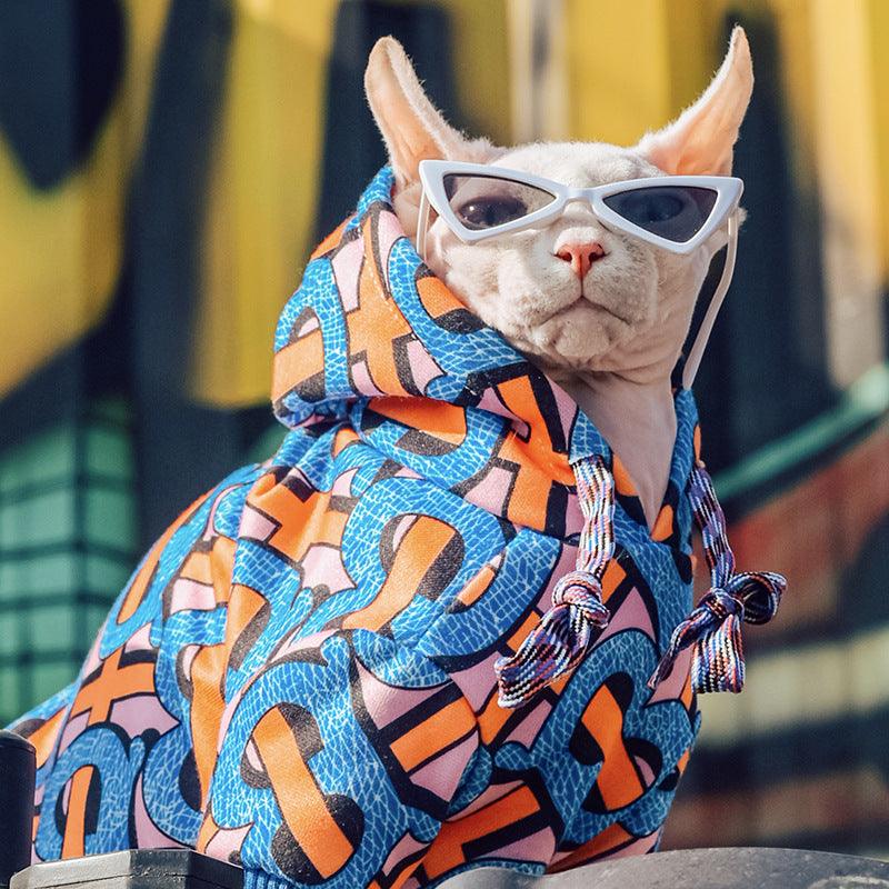 Furry Fashionista Stylish Hooded Pet Sweater