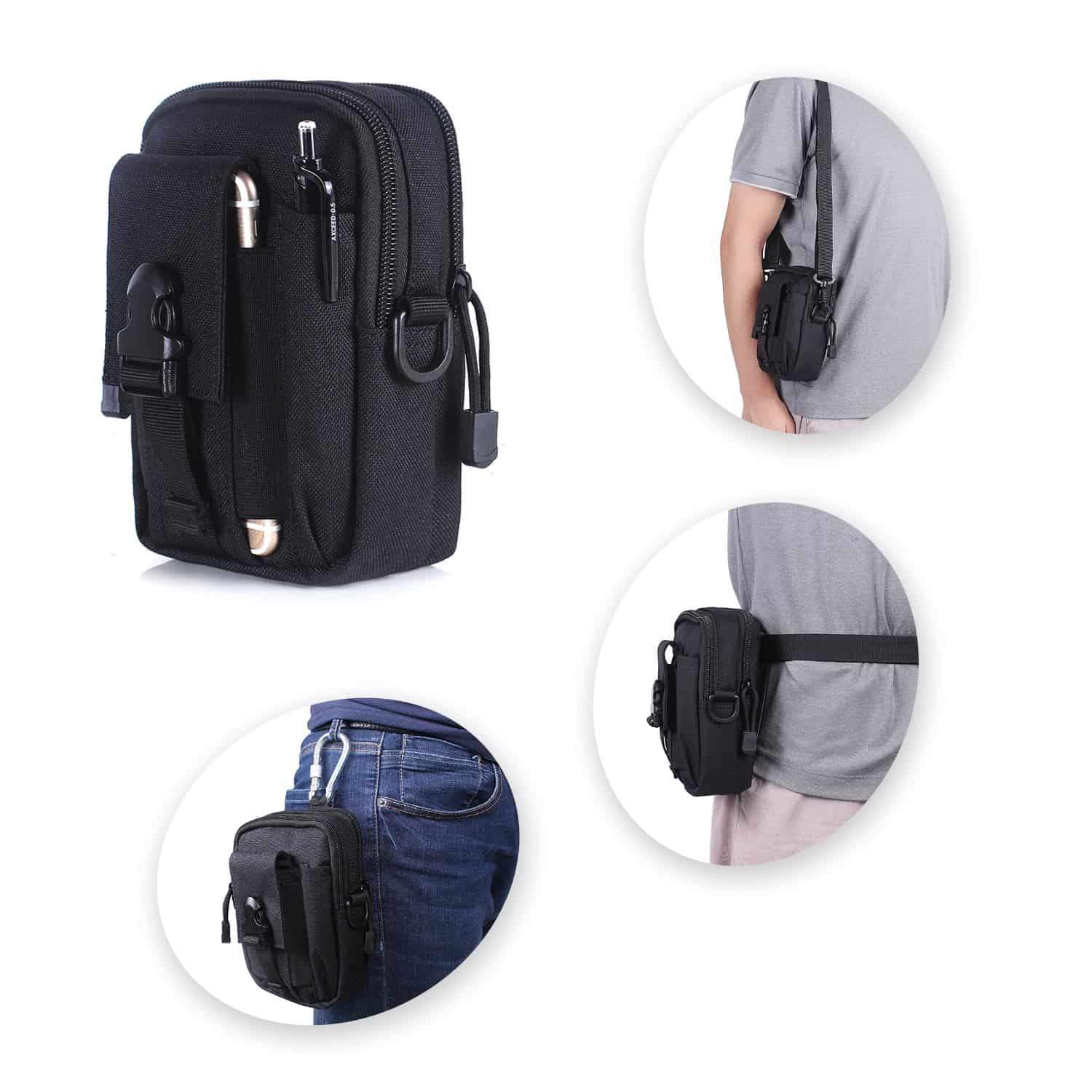 Rugged MOLLE Gadget Pouch Waist Bag