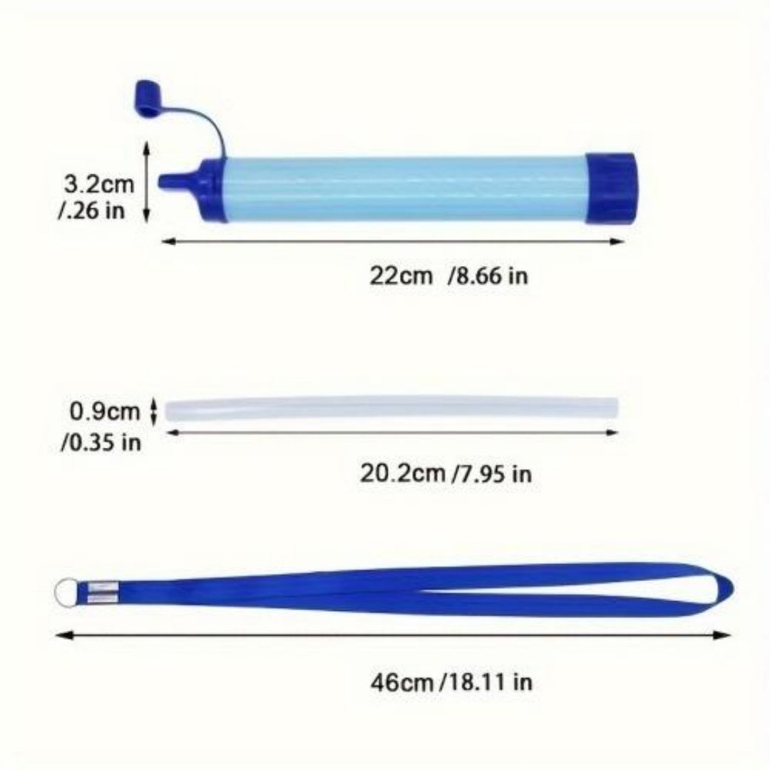 Compact Personal Water Filter For Hiking Hydration