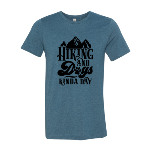 Shirt Ring Spun Cotton Hiking Dogs Day