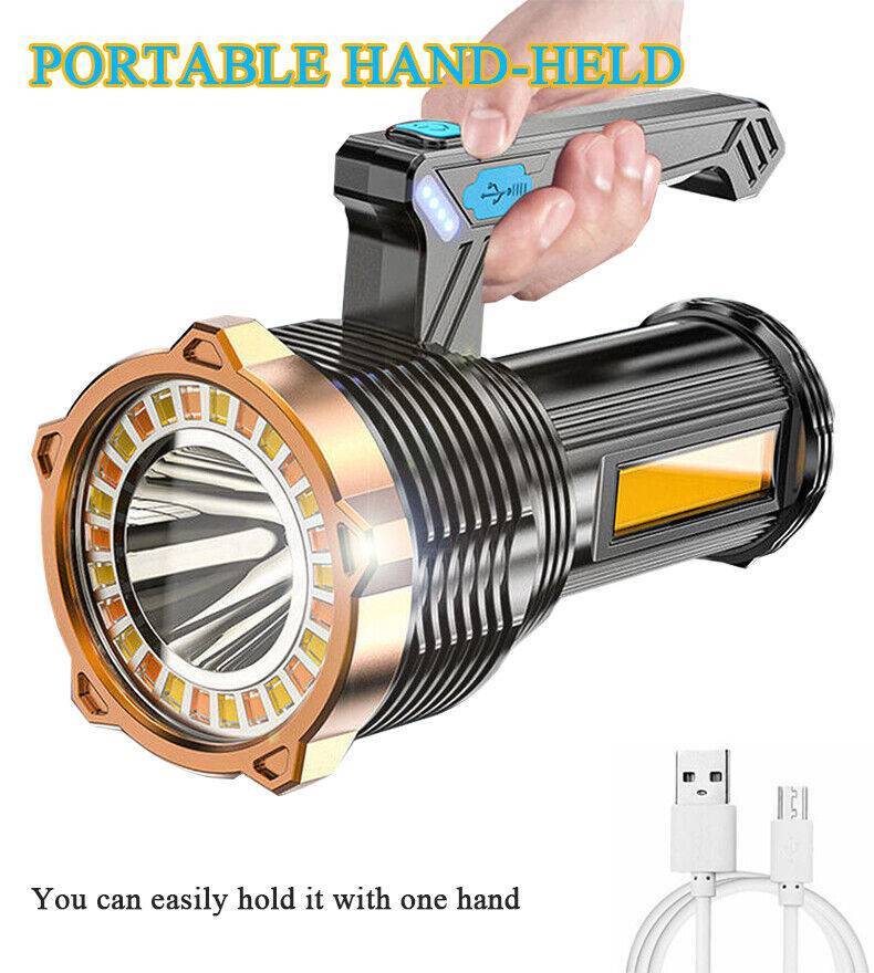 Rechargeable LED Flashlight 8 Modes Ultra Bright