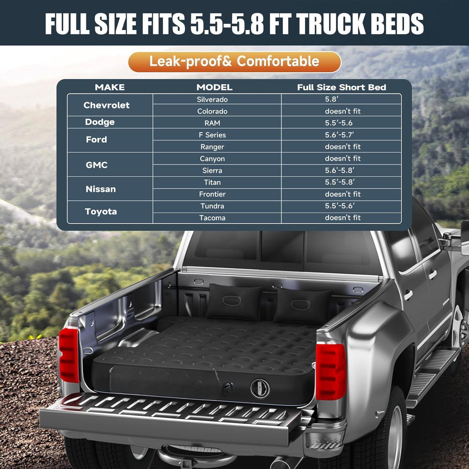 Cordless Truck Bed Mattress