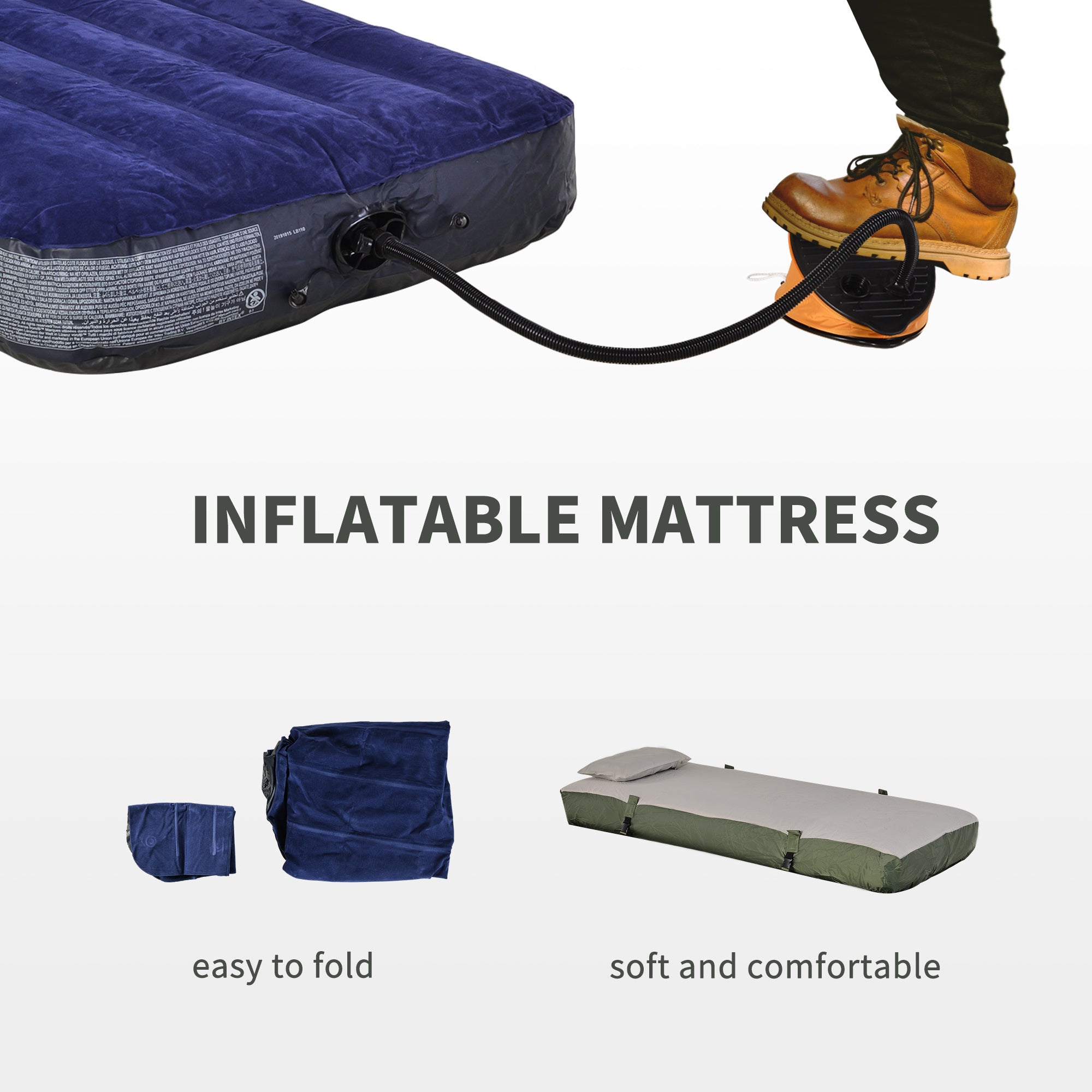 Folding Camping Cot All In One Raised Bed
