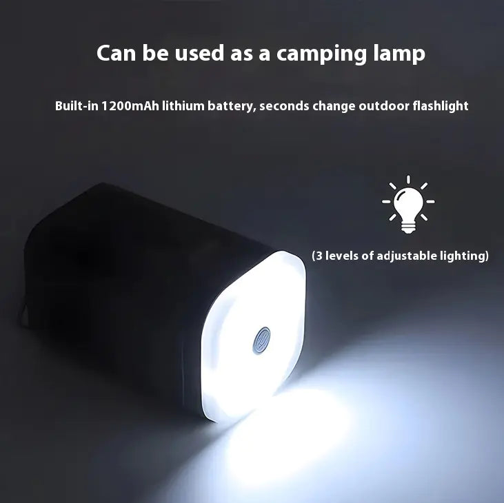 Camping Electric Air Pump With Lighting