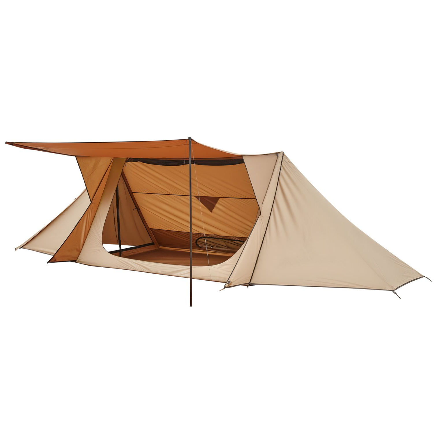 2-Person Hot Tent with Stove Jack – Lightweight, All-Season, Waterproof