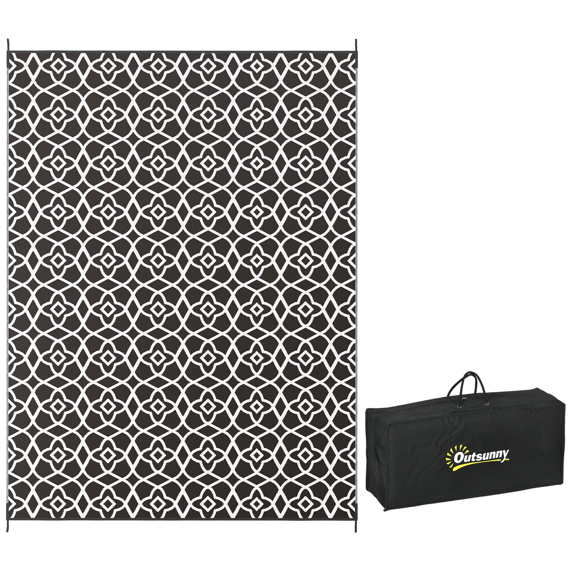 Premium Outdoor Rug Waterproof Reversible 9x12