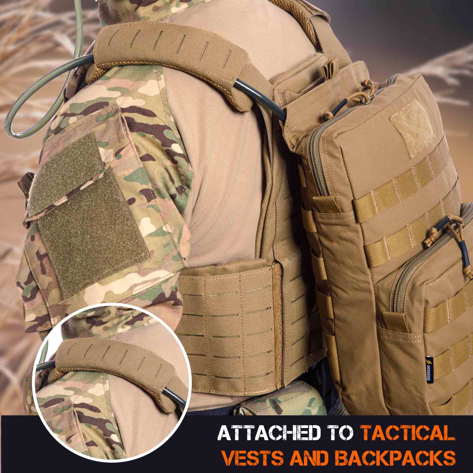 Rugged 3L Quick Dry Molle Hydration Pack