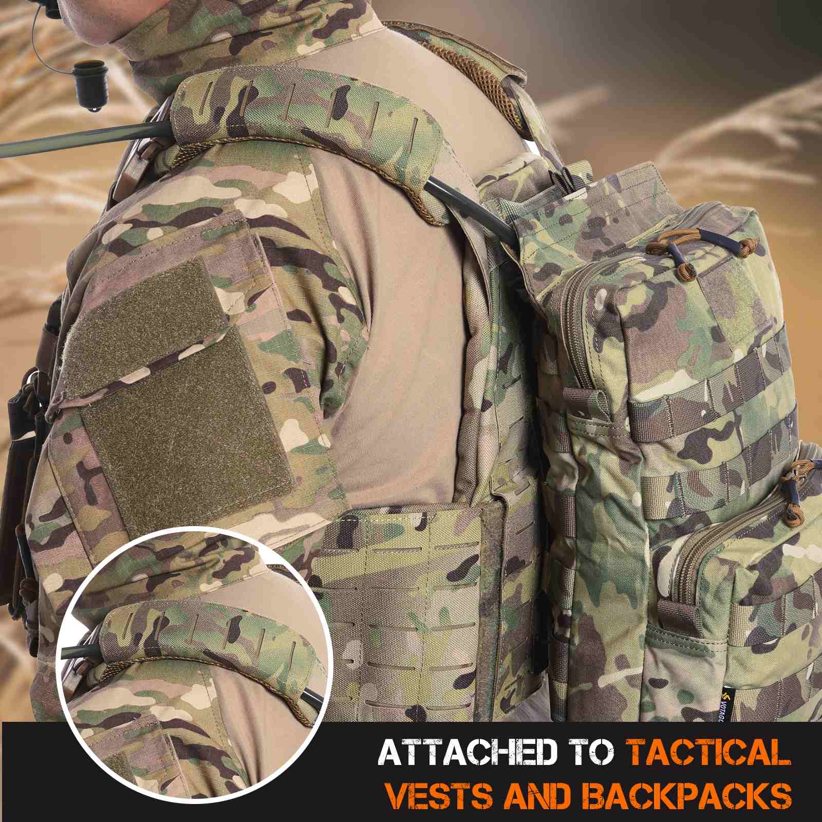 Rugged 3L Quick Dry Molle Hydration Pack