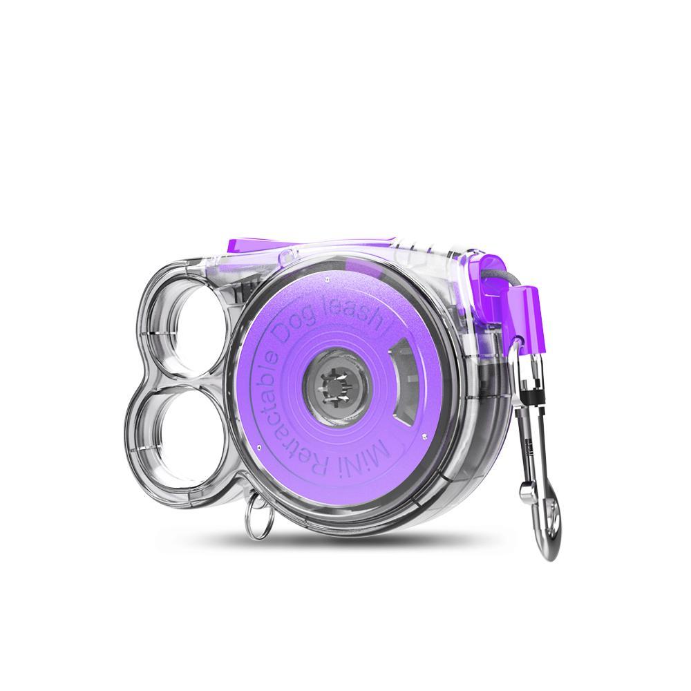 Rainbow Mini Retractable Leash Hand Brake