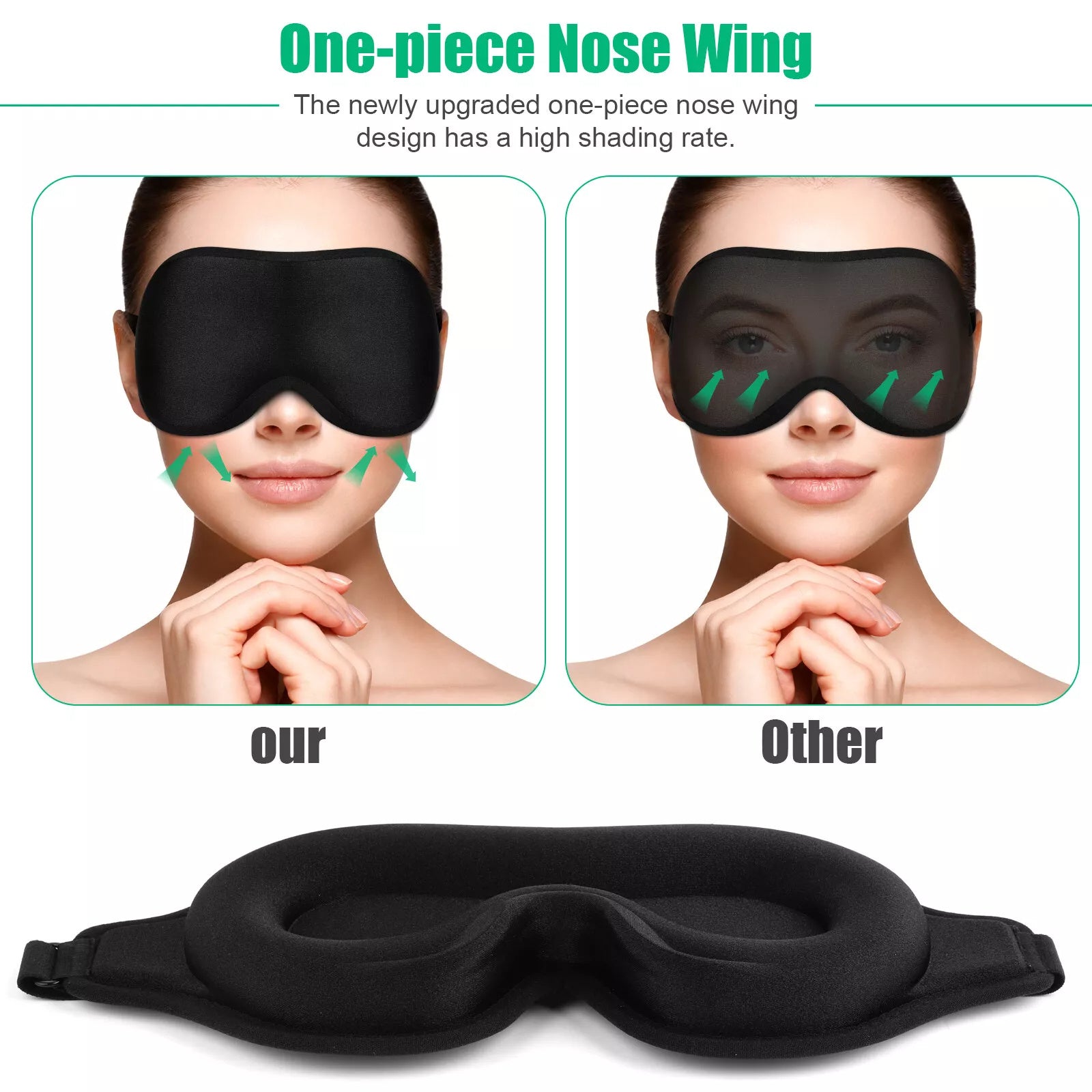 Silk Eye Mask With Memory Foam