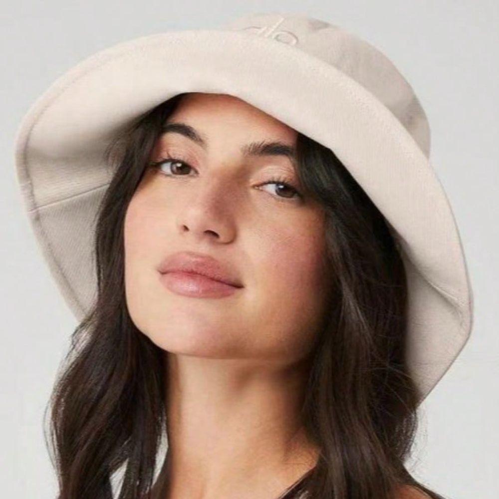Unisex Summer Cotton Wide Brim Bucket Hat UV Protection