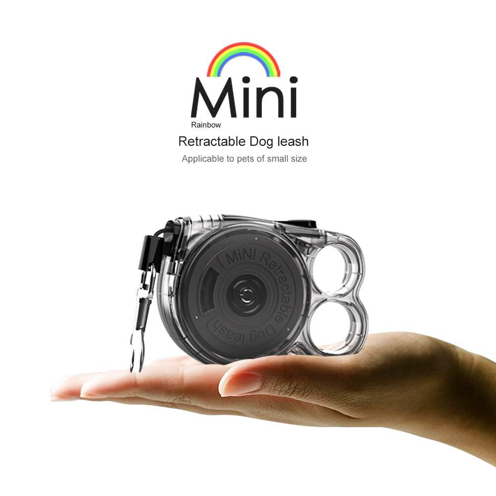 Rainbow Mini Retractable Leash Hand Brake