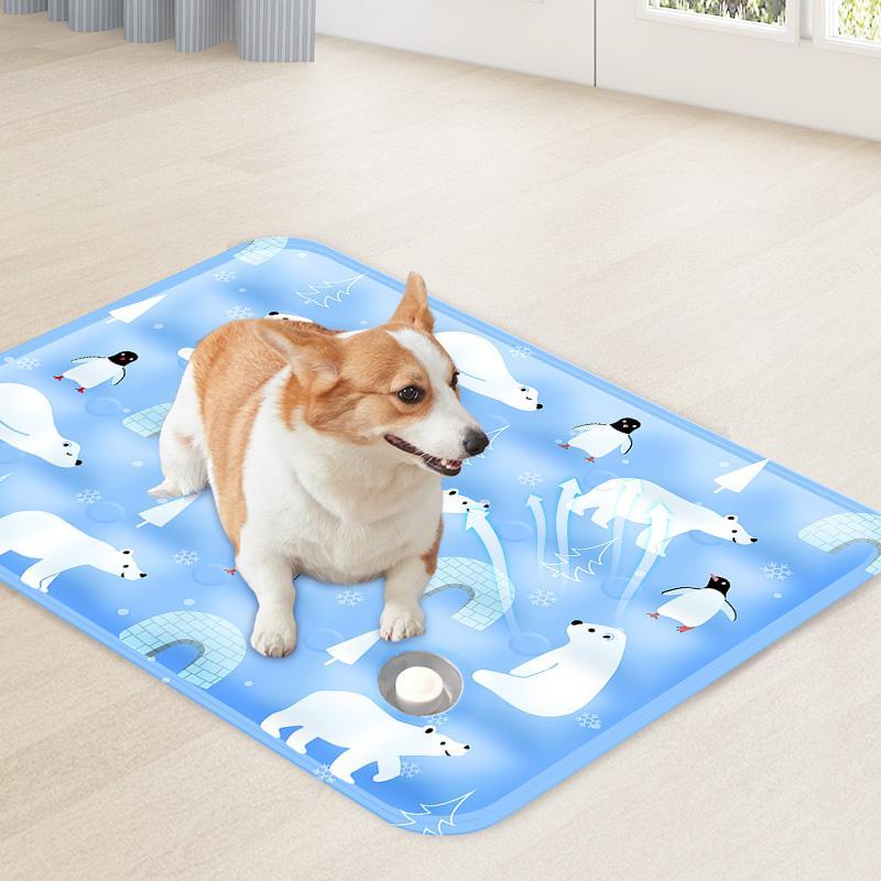 Pet Cooling Pad Ice Bear Shape Keeps Pets Cool