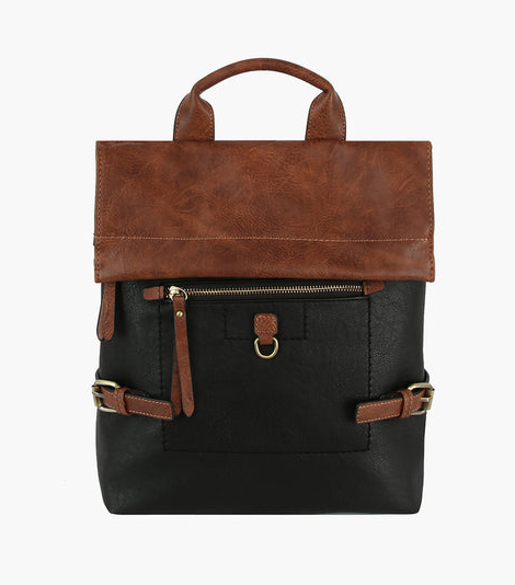 Vegan Leather Travel Bookbag
