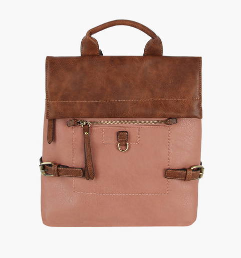 Vegan Leather Travel Bookbag