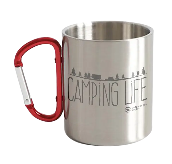 Carabiner Mug UV Printed Designs Keeps Drinks Warm