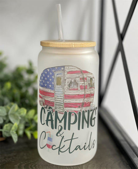 Frosted Libbey 16oz Tumbler Built In