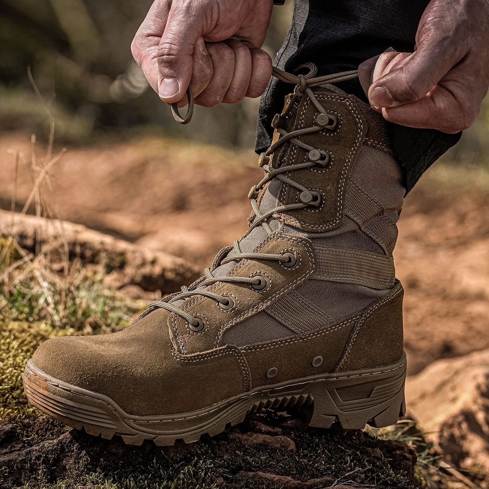 Rugged Tactical Waterproof Boots Kevlar Midsole