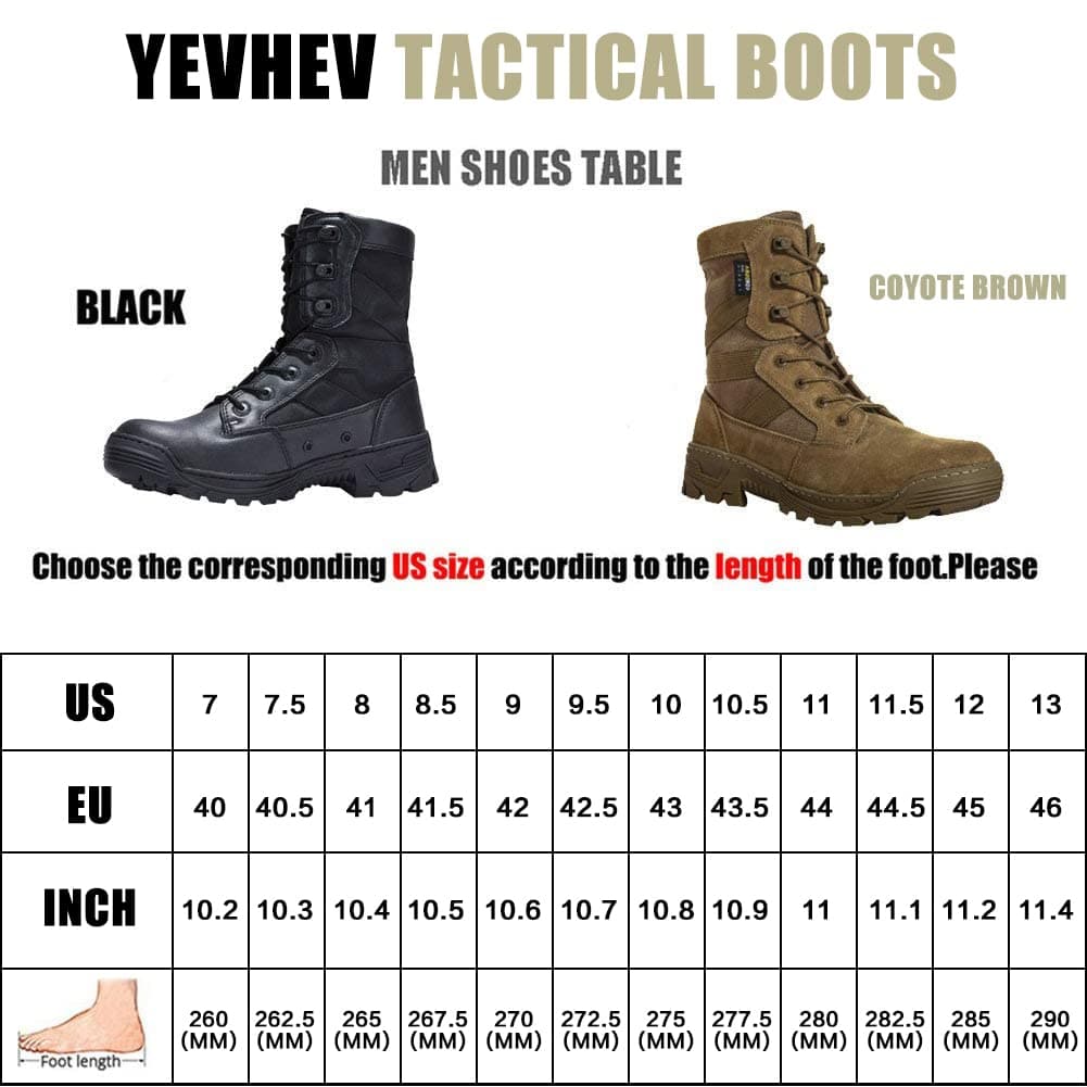 Rugged Tactical Waterproof Boots Kevlar Midsole