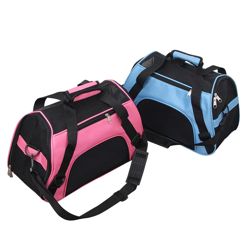 Soft Sided Pet Travel Carrier With Breathable Mesh