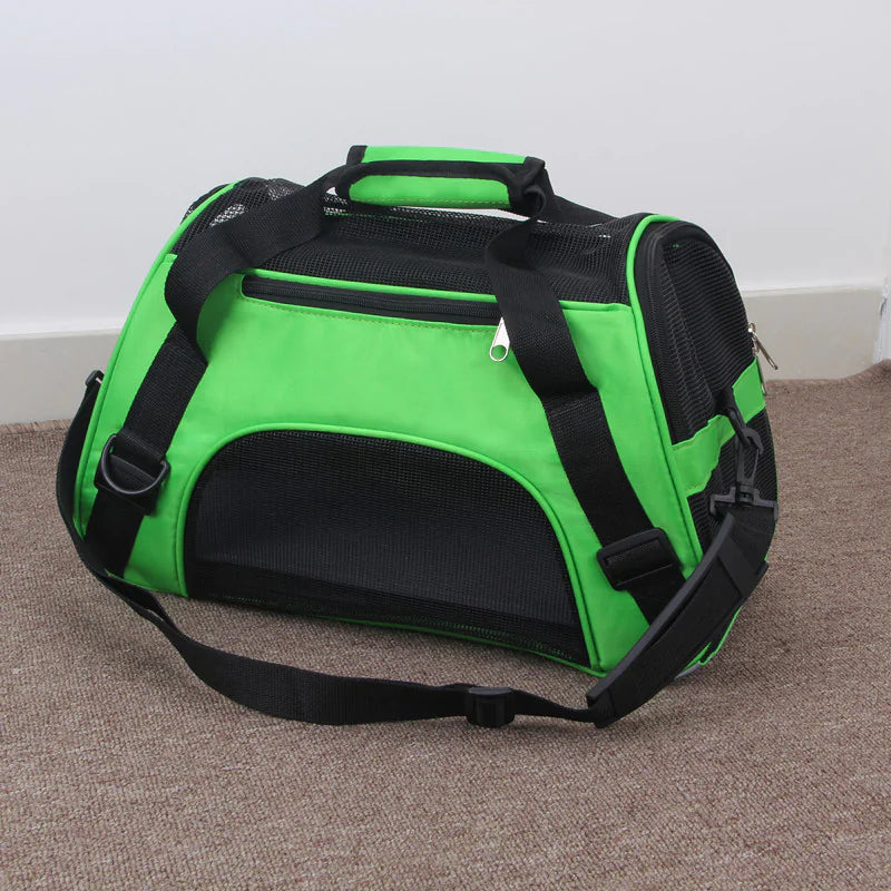 Soft Sided Pet Travel Carrier With Breathable Mesh