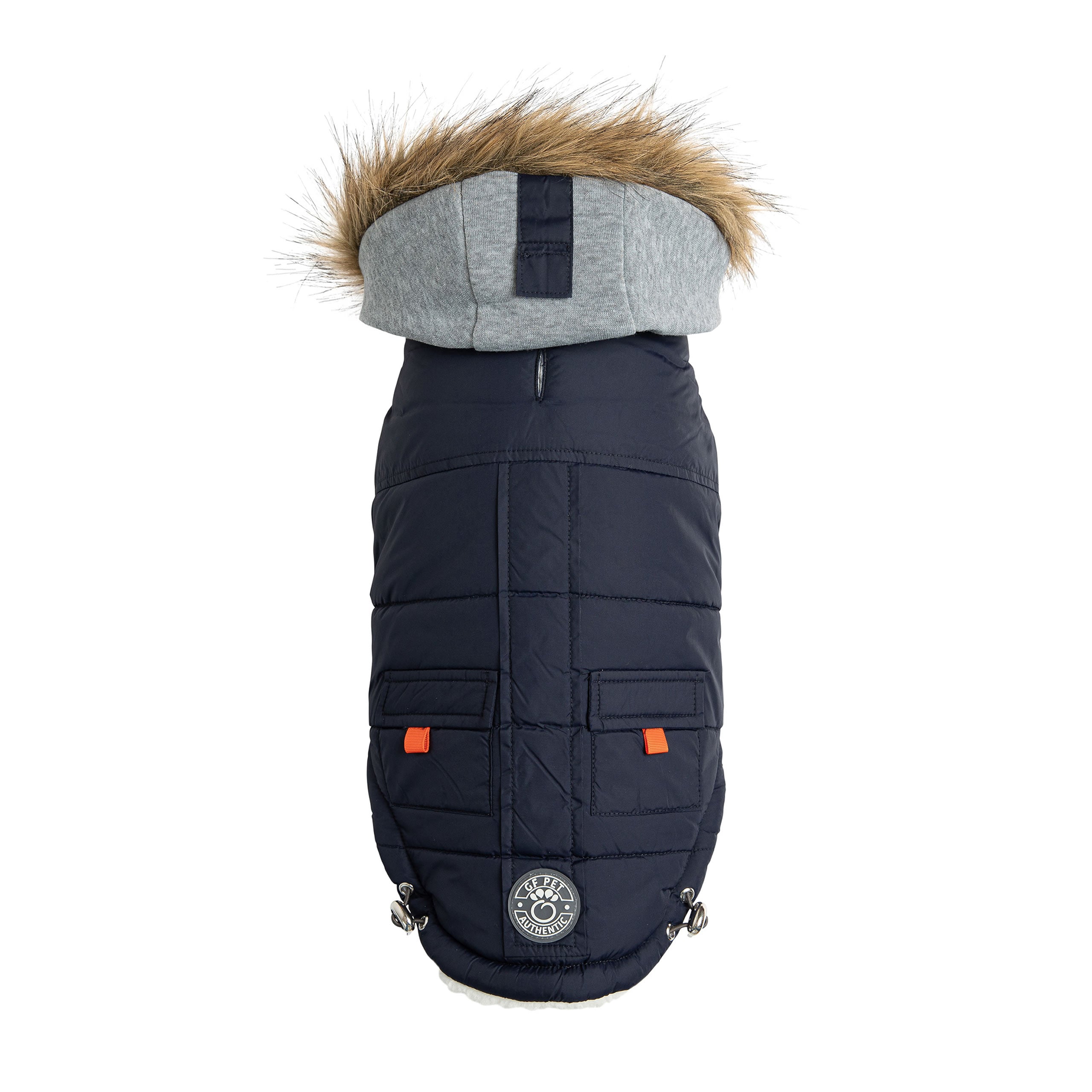 Winter Sailor Parka Vegan Fur Hood