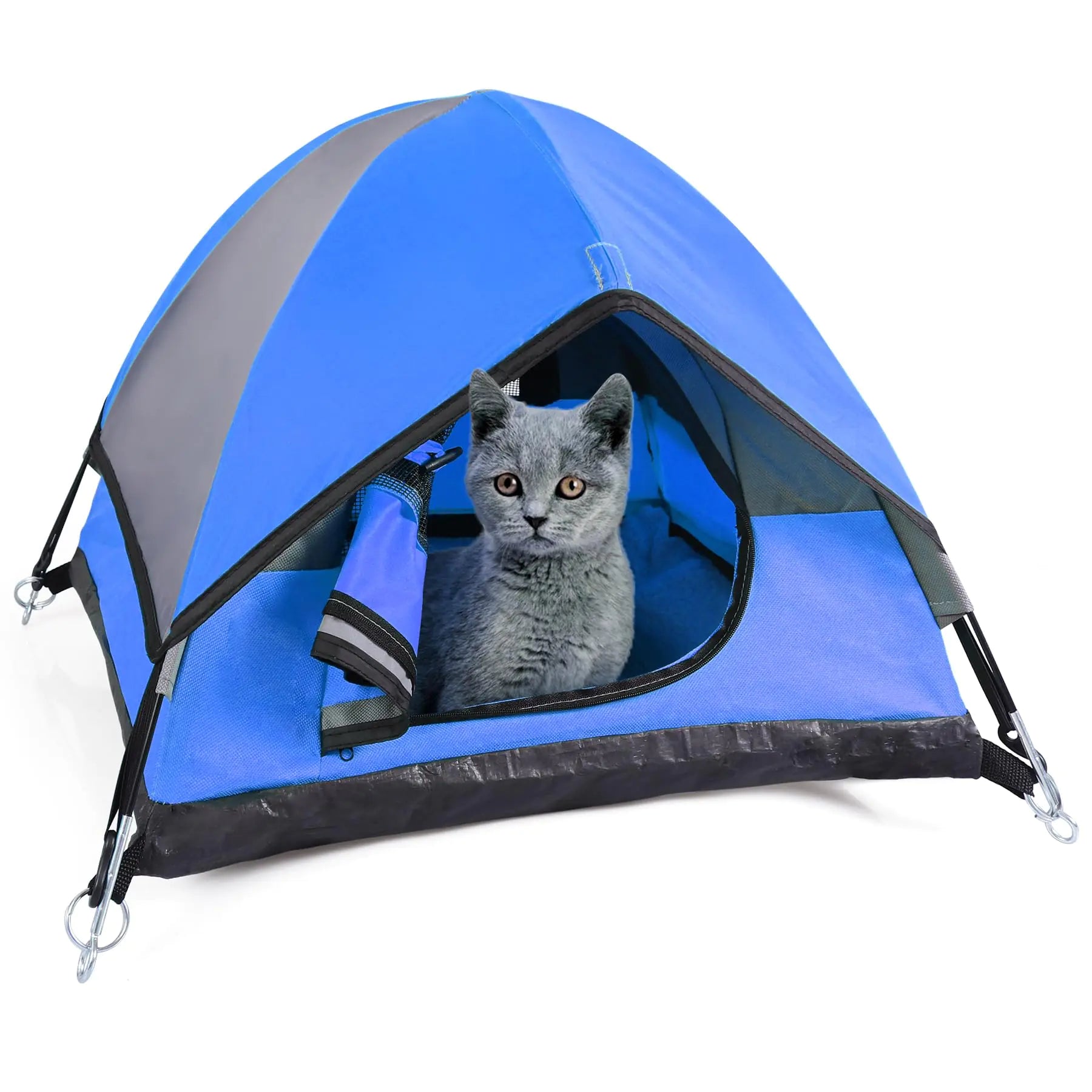 Cat Camping Tent With Front Zip