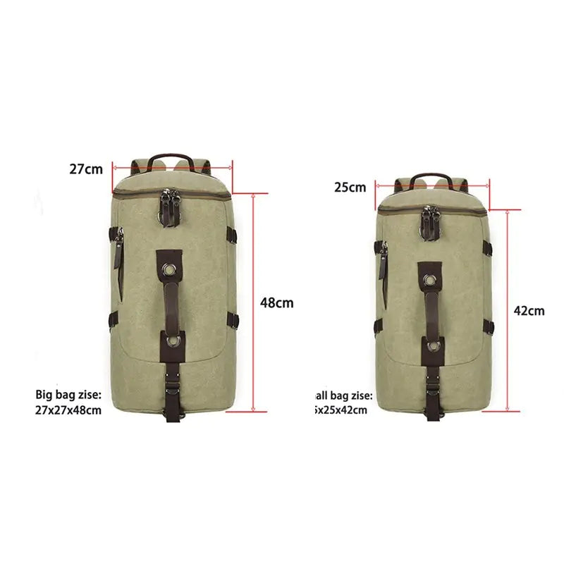 Canvas Travel Backpack 20 To 35L