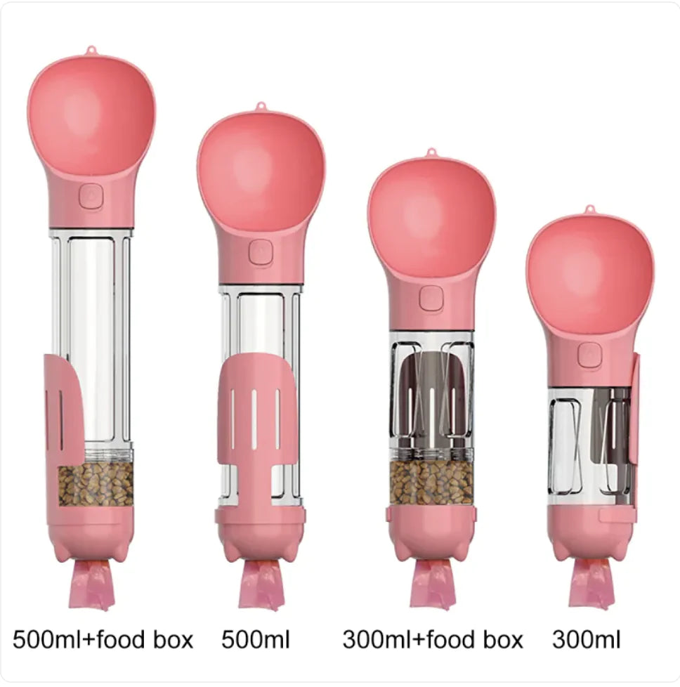 Pet Travel Bottle With Bag Dispenser