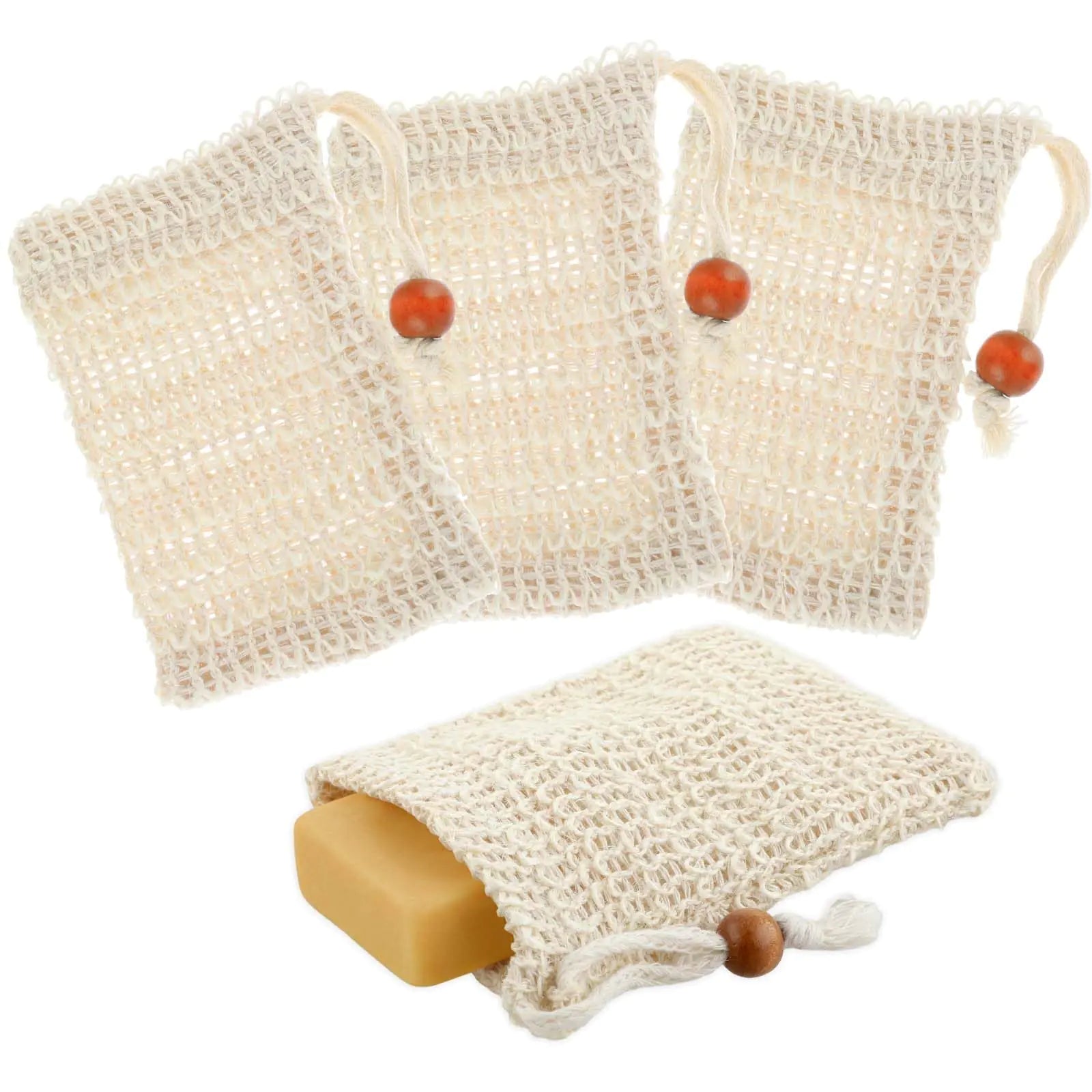 Soap Pouch Exfoliating Sisal Mesh