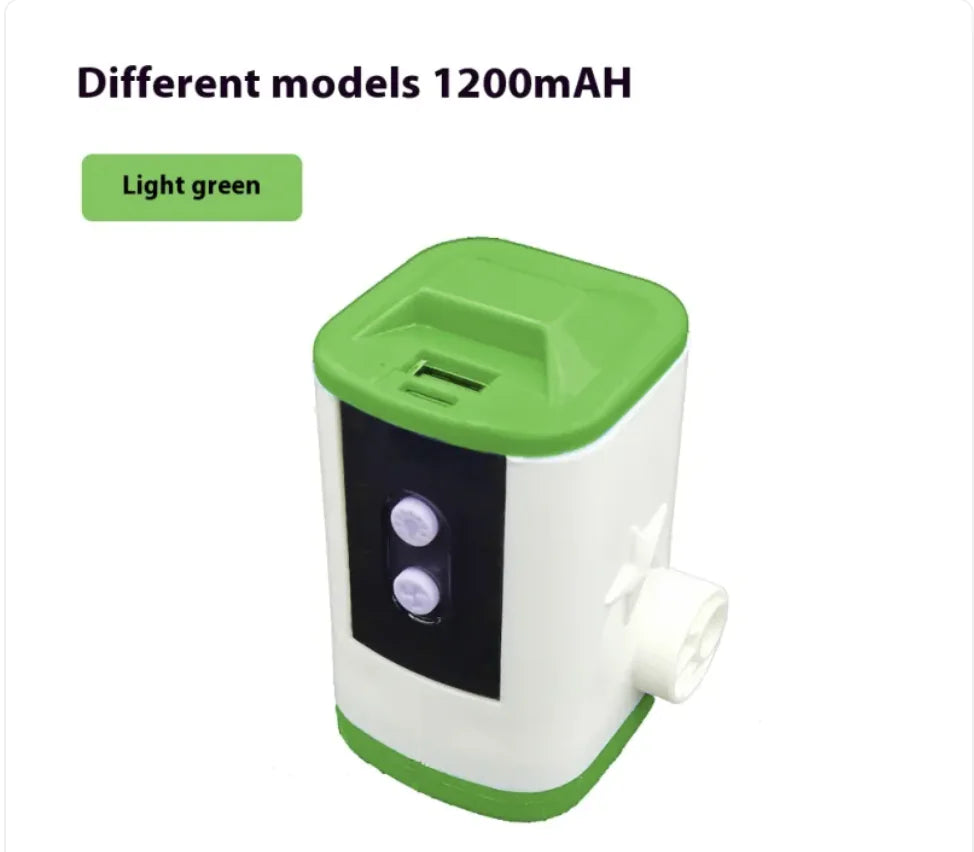 Camping Electric Air Pump With Lighting