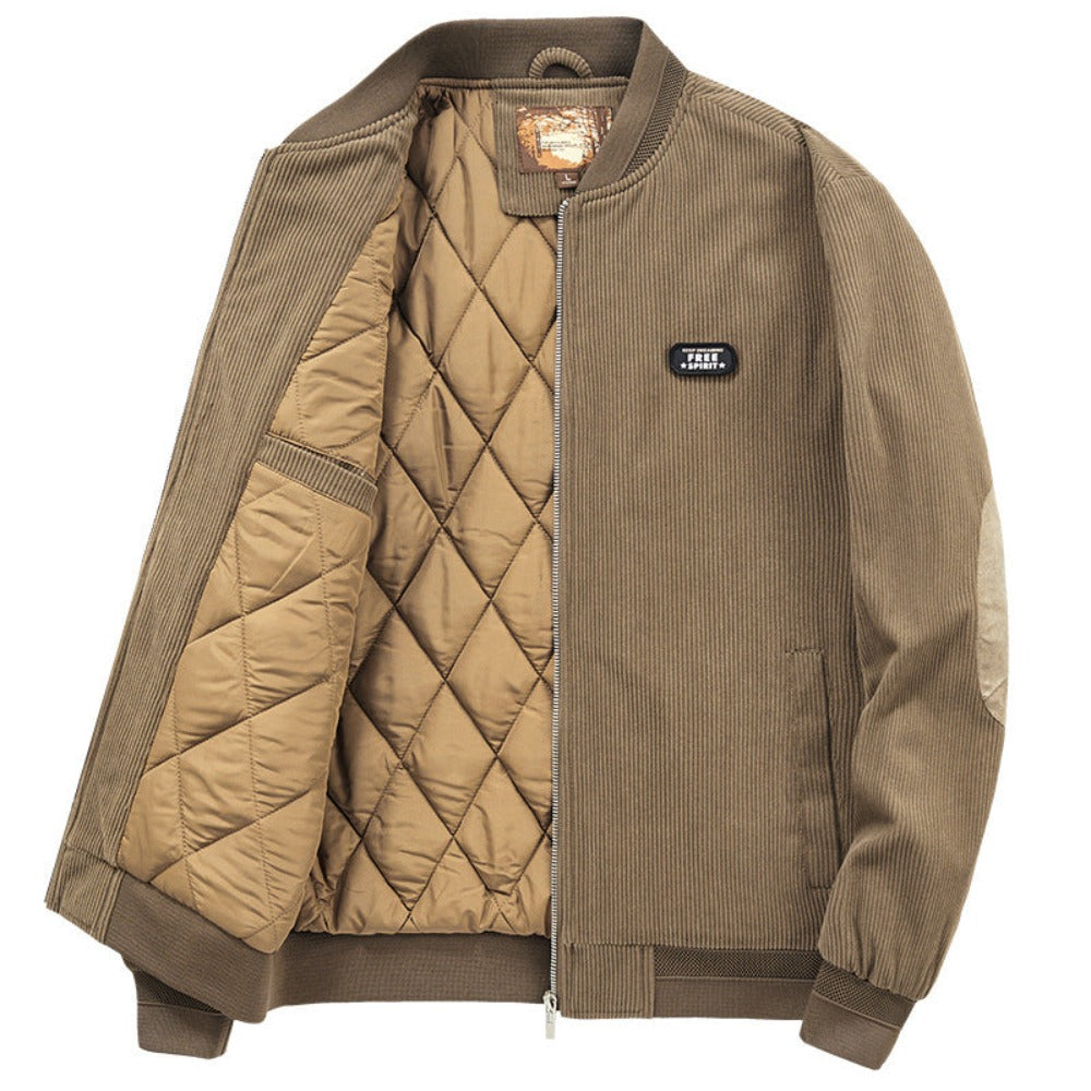 Winter Jacket With Elbow Patch