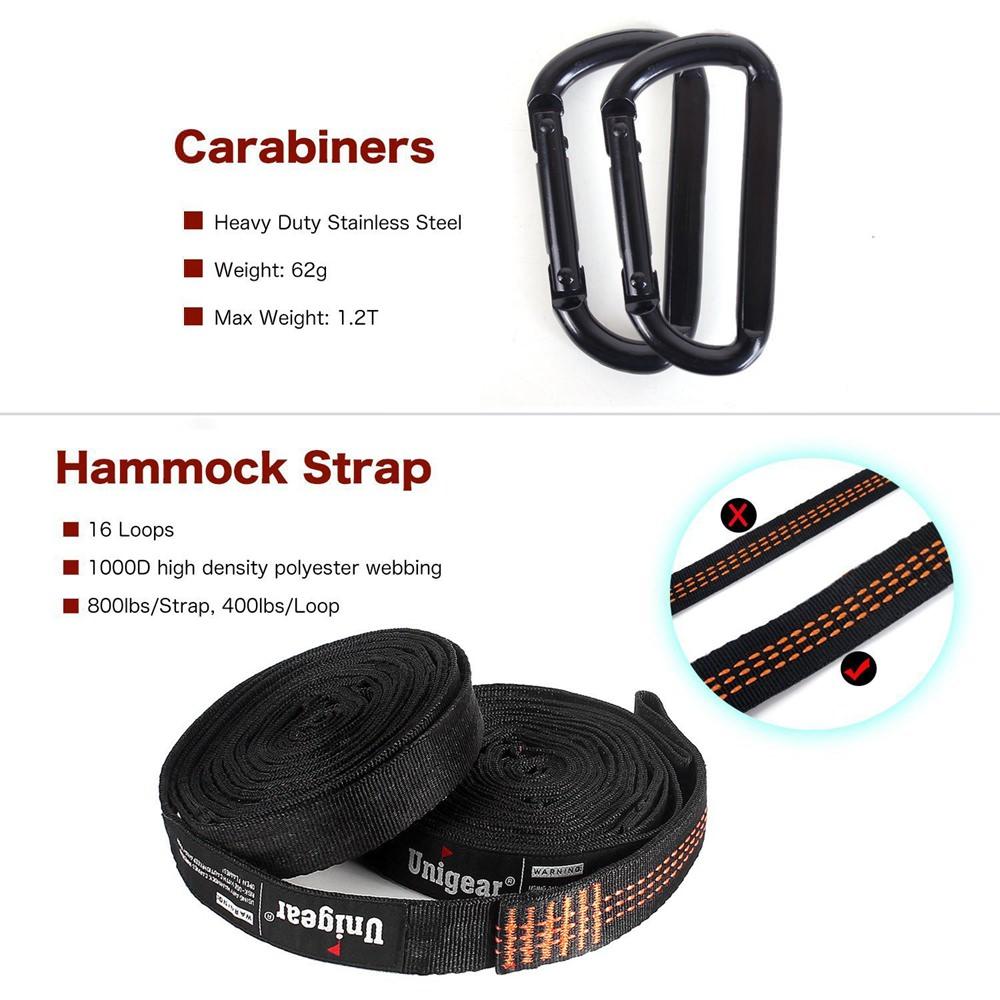 Hammock Set With Triple Stitching