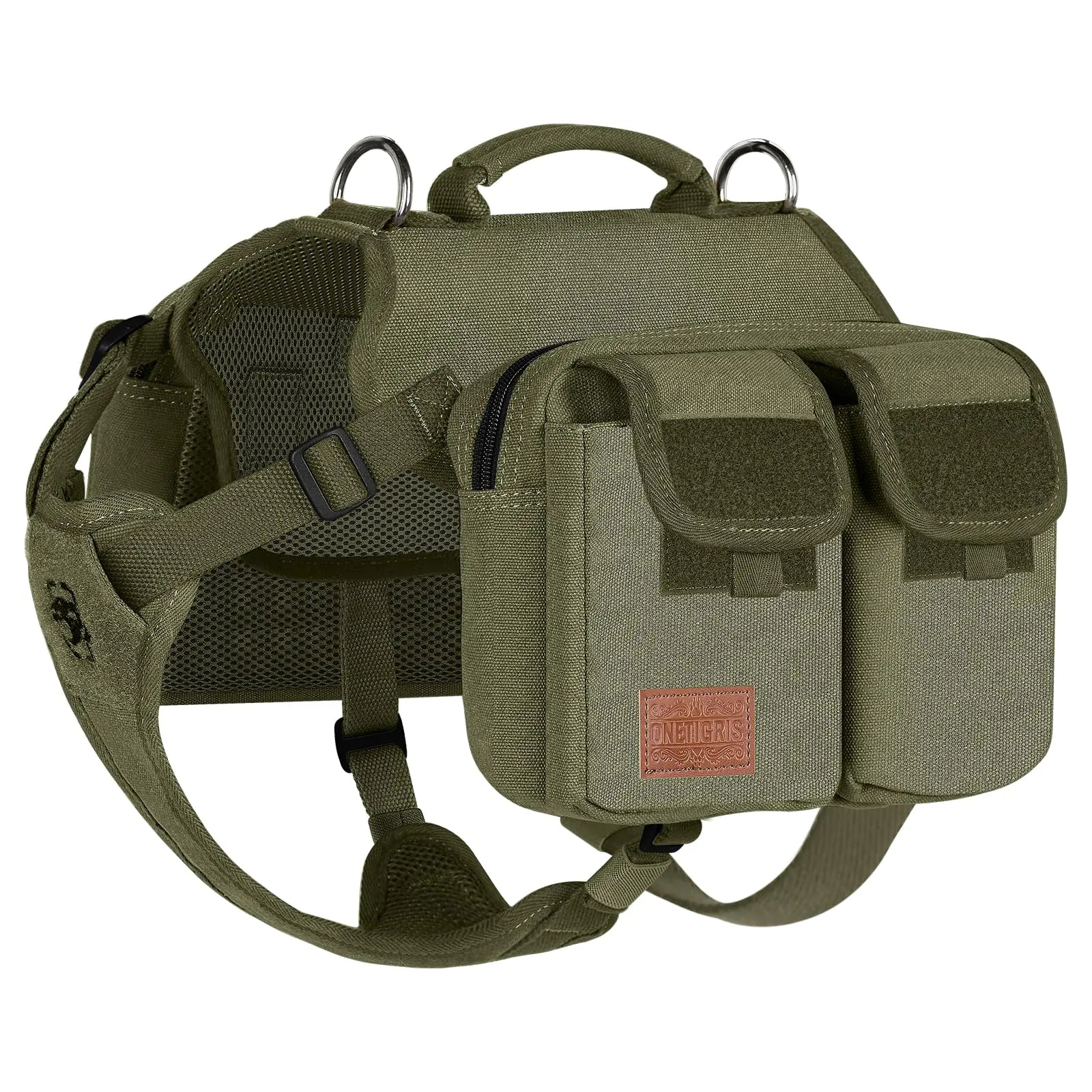 Rugged Dog Hiking Backpack With Y Chest Piece