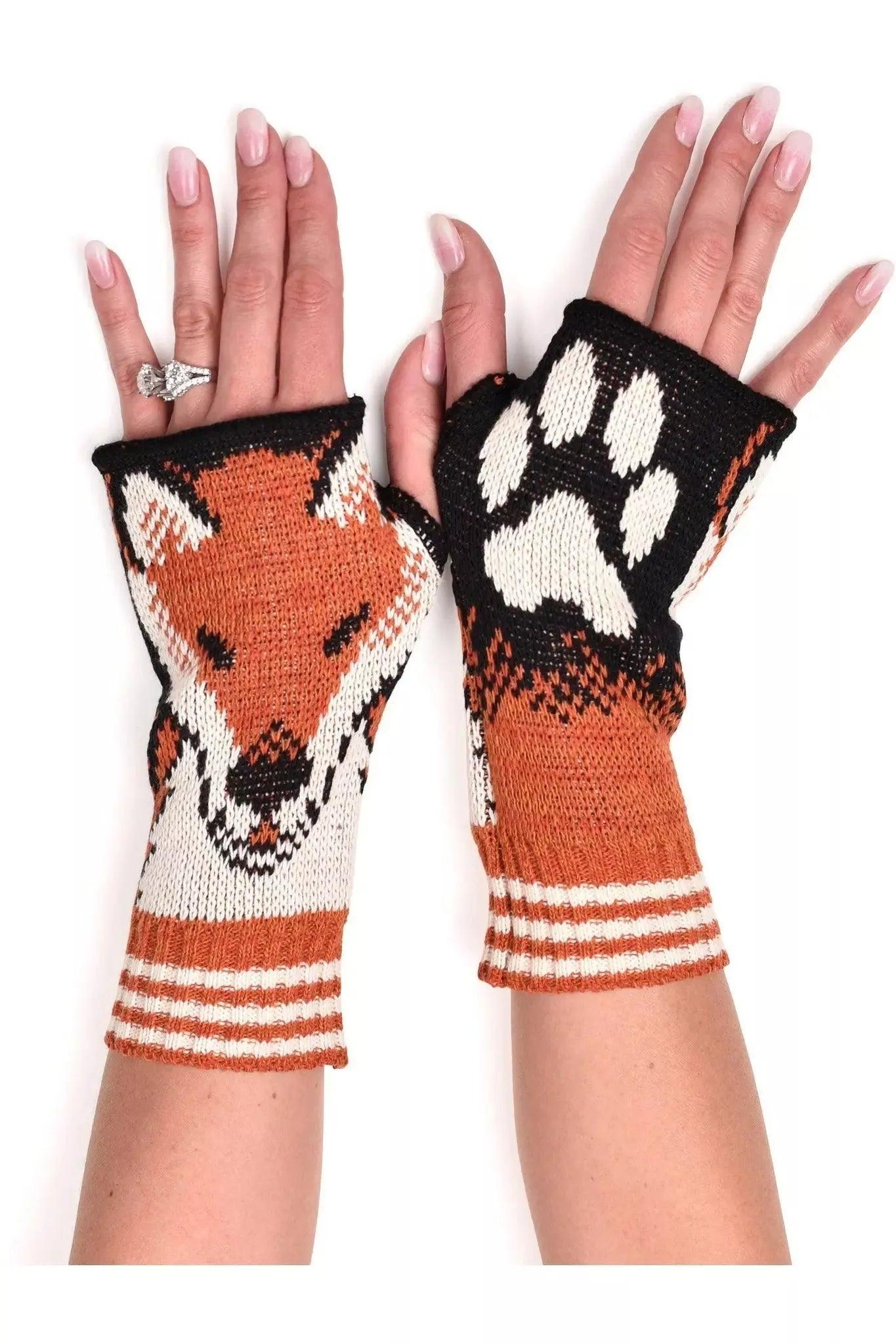 Cute & Cozy Foxy Fingerless Gloves